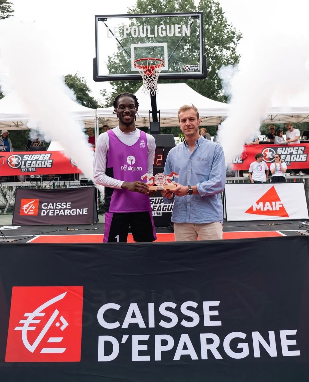 Aurélien Konan MVP Superleague Open 3x3 FFBB Le Pouliguen