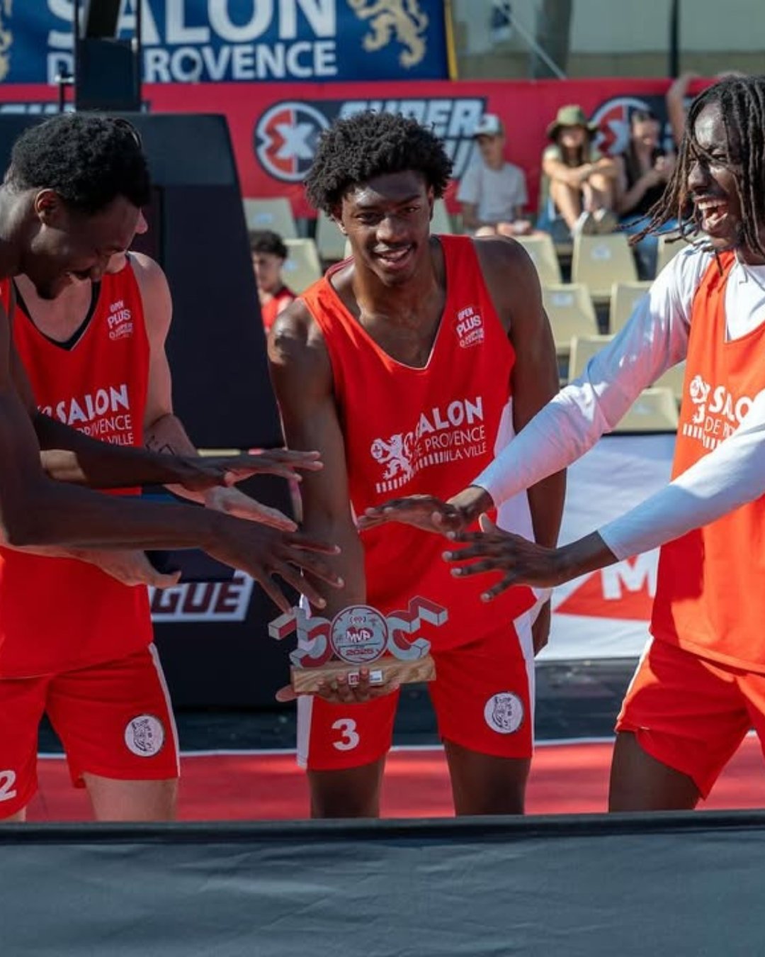 Trophée MVP Superleague Open 3x3 FFBB Salon-De-Provence